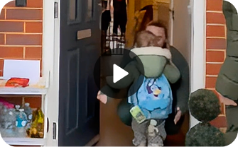 Childminder with children